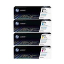 HP 201A Black Original LaserJet Toner Cartridge (Bundle With Full Set)